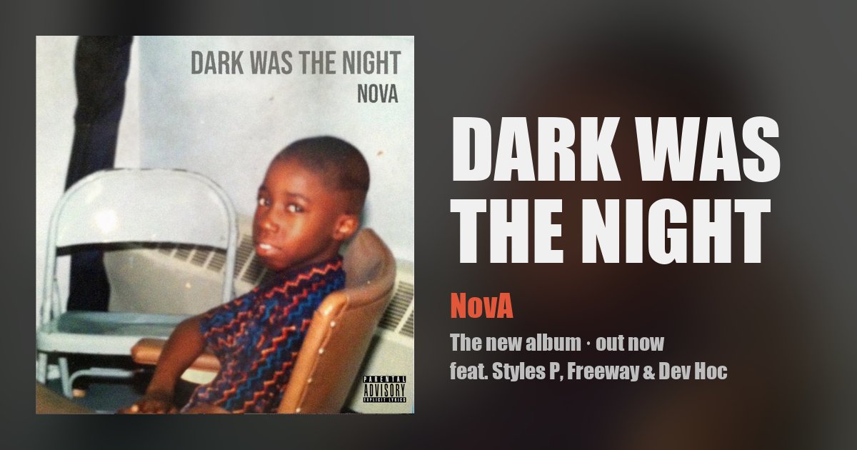 Dark Was The Night social banner
